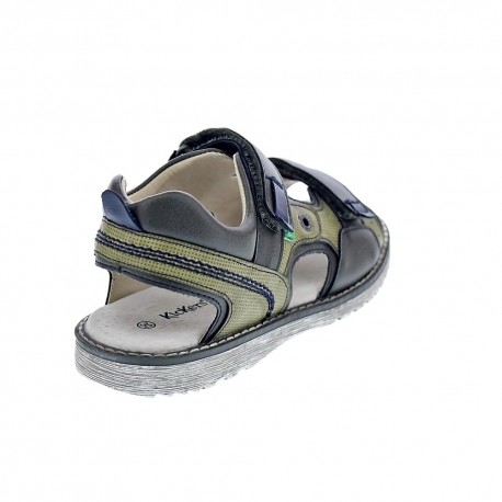 Sandalias Kickers zapatos Niño modelo Pepper Verde 