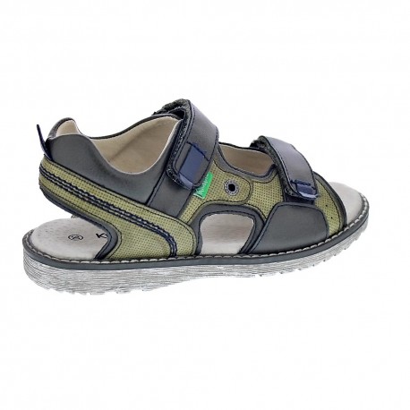 Sandalias Kickers zapatos Niño modelo Pepper Verde 