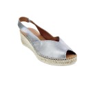 Abarcas menorquinas Toni Pons zapatos Mujer modelo Bernia Plata 
