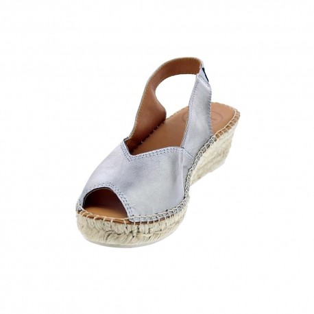 Abarcas menorquinas Toni Pons zapatos Mujer modelo Bernia Plata 