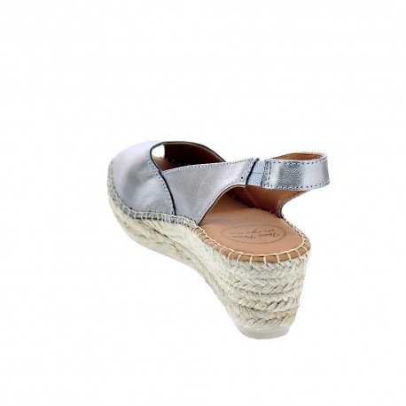 Abarcas menorquinas Toni Pons zapatos Mujer modelo Bernia Plata 