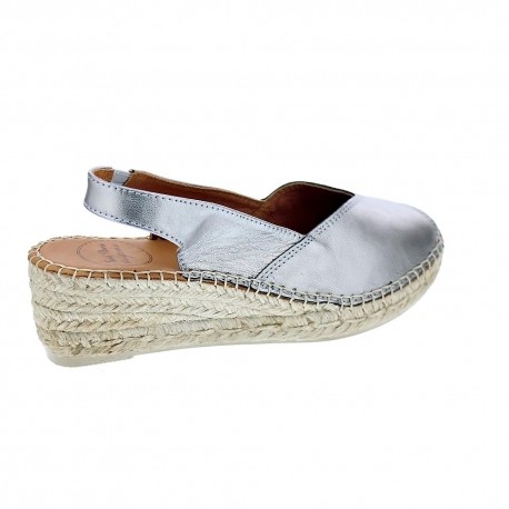 Abarcas menorquinas Toni Pons zapatos Mujer modelo Bernia Plata 