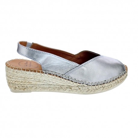 Abarcas menorquinas Toni Pons zapatos Mujer modelo Bernia Plata 