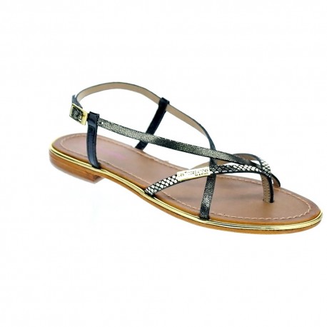 Sandalias Les Tropeziennes zapatos Mujer modelo Monaco Negro 