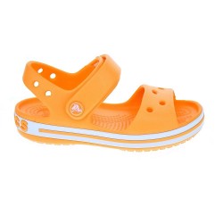 Zuecos Crocs zapatos Niño modelo Crocband Sandal Naranja  2