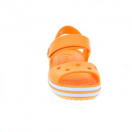 Zuecos Crocs zapatos Niño modelo Crocband Sandal Naranja 