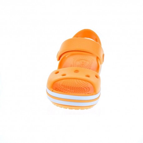 Zuecos Crocs zapatos Niño modelo Crocband Sandal Naranja 
