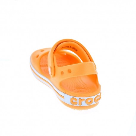 Zuecos Crocs zapatos Niño modelo Crocband Sandal Naranja 