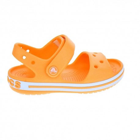 Zuecos Crocs zapatos Niño modelo Crocband Sandal Naranja 