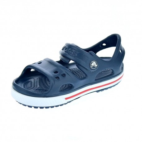 Zuecos Crocs zapatos Niño modelo Crocband II Sandal Azul 