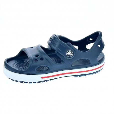 Zuecos Crocs zapatos Niño modelo Crocband II Sandal Azul 