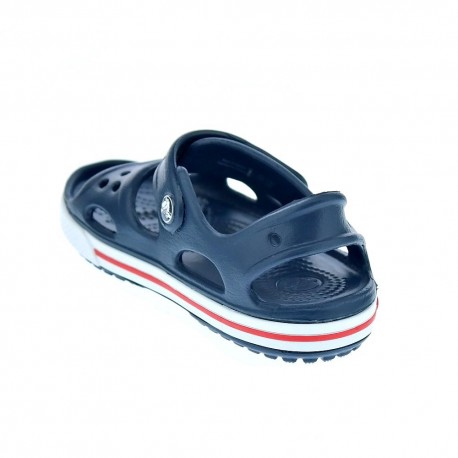 Zuecos Crocs zapatos Niño modelo Crocband II Sandal Azul 
