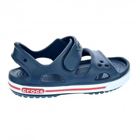 Zuecos Crocs zapatos Niño modelo Crocband II Sandal Azul 