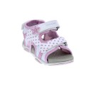 Sandalias Geox zapatos Niña modelo Agasim Blanco 