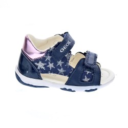 Sandalias Geox zapatos Niña modelo Nicely Azul  2