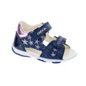 Sandalias Geox zapatos Niña modelo Nicely Azul 