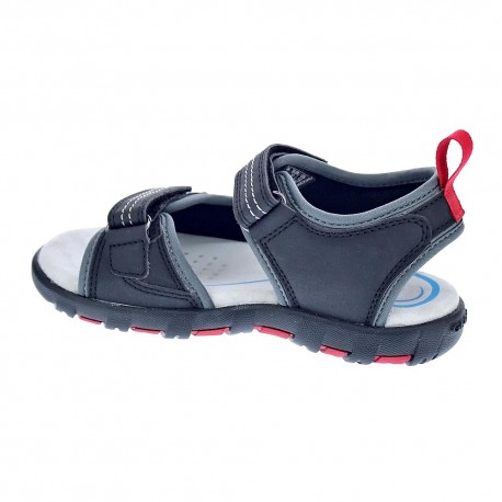 Sandalias Geox zapatos Niña modelo Pianeta Negro 