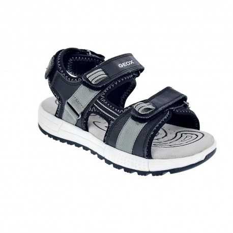 Sandalias Geox zapatos Niño modelo Alben Negro 