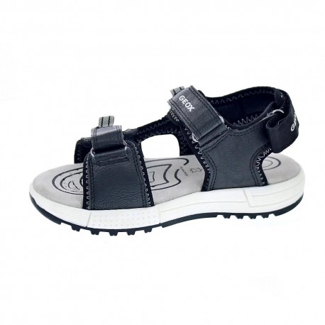 Sandalias Geox zapatos Niño modelo Alben Negro 