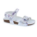 Sandalias Geox zapatos Niña modelo Adriel Plata 