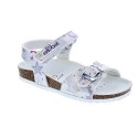 Sandalias Geox zapatos Niña modelo Adriel Plata 