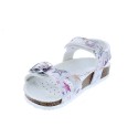 Sandalias Geox zapatos Niña modelo Adriel Plata 