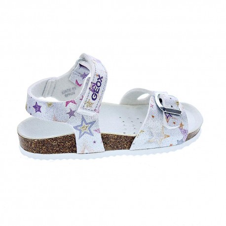 Sandalias Geox zapatos Niña modelo Adriel Plata 