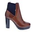 Botines Tommy Hilfiger zapatos Mujer modelo EN01075 GVI Marrón 
