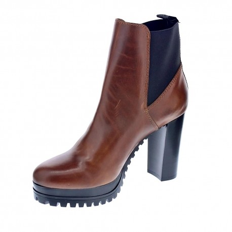Botines Tommy Hilfiger zapatos Mujer modelo EN01075 GVI Marrón 