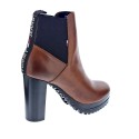 Botines Tommy Hilfiger zapatos Mujer modelo EN01075 GVI Marrón 