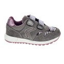 Zapatillas Geox zapatos Niña modelo Alben Marrón 