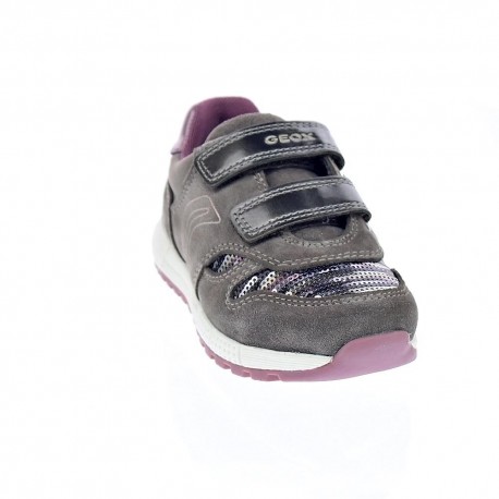 Zapatillas Geox zapatos Niña modelo Alben Marrón 