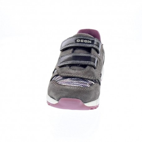 Zapatillas Geox zapatos Niña modelo Alben Marrón 