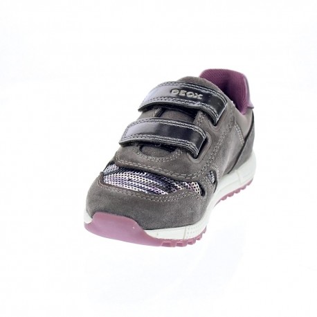 Zapatillas Geox zapatos Niña modelo Alben Marrón 