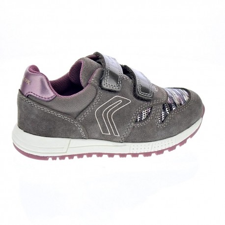 Zapatillas Geox zapatos Niña modelo Alben Marrón 