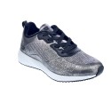 Zapatillas Skechers zapatos Mujer modelo 33155 Plata Cordón