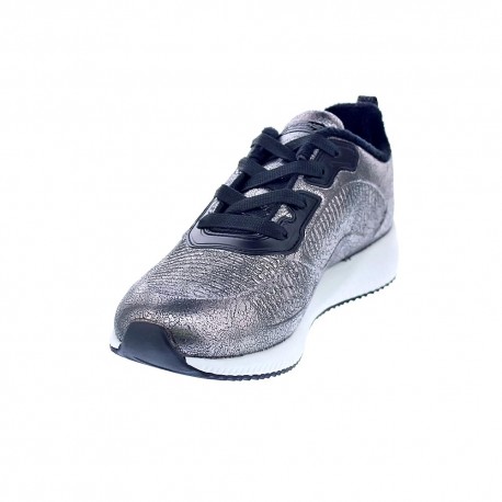 Zapatillas Skechers zapatos Mujer modelo 33155 Plata Cordón