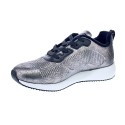 Zapatillas Skechers zapatos Mujer modelo 33155 Plata Cordón