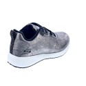 Zapatillas Skechers zapatos Mujer modelo 33155 Plata Cordón