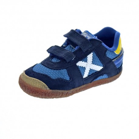 Zapatillas Munich zapatos Niño modelo Baby Goal 1493 Azul 