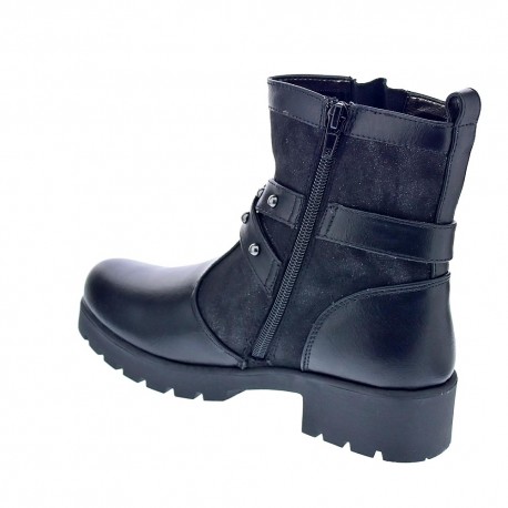 Botines Asso zapatos Niña modelo Ag9203 Negro 