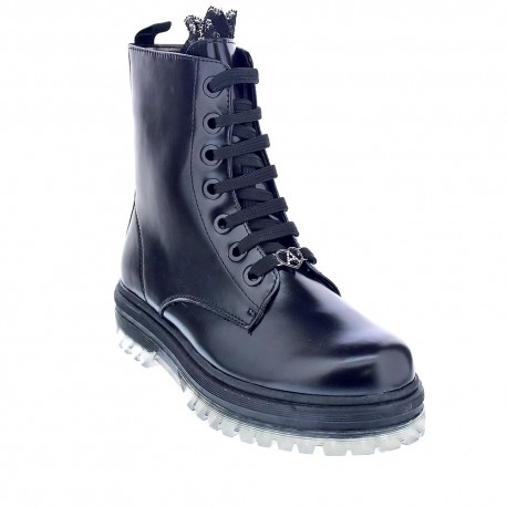 Botines Asso zapatos Niña modelo Ag3804 Negro 