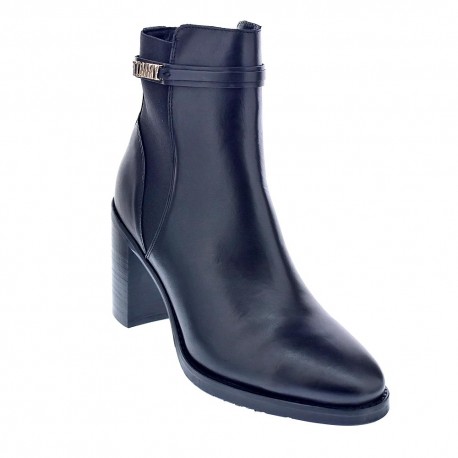 Botines Tommy Hilfiger zapatos Mujer modelo FW05153 BDS Negro 