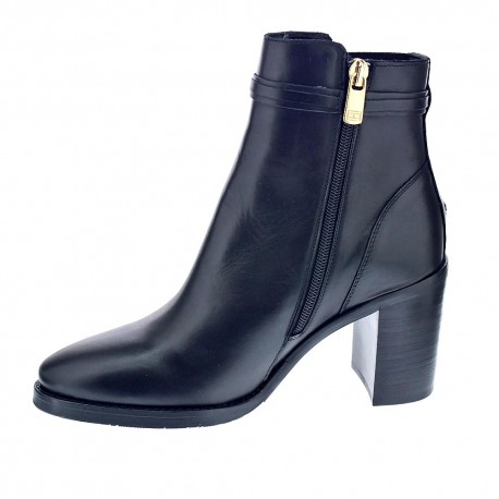 Botines Tommy Hilfiger zapatos Mujer modelo FW05153 BDS Negro 