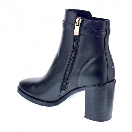Botines Tommy Hilfiger zapatos Mujer modelo FW05153 BDS Negro 