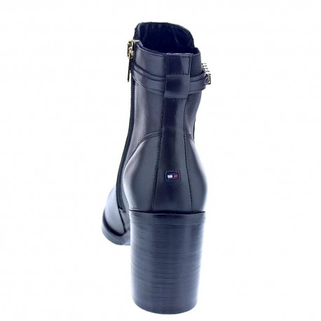 Botines Tommy Hilfiger zapatos Mujer modelo FW05153 BDS Negro 