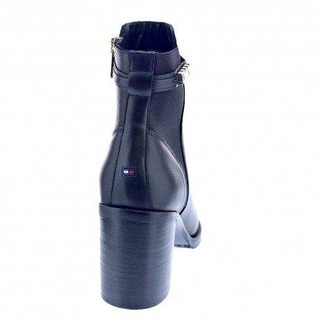 Botines Tommy Hilfiger zapatos Mujer modelo FW05153 BDS Negro 