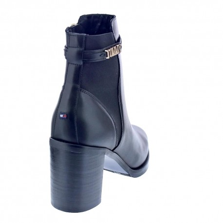 Botines Tommy Hilfiger zapatos Mujer modelo FW05153 BDS Negro 