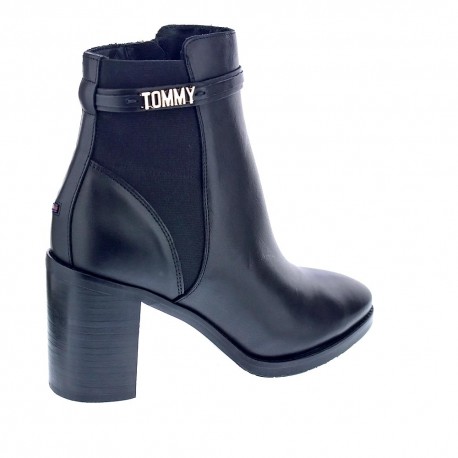 Botines Tommy Hilfiger zapatos Mujer modelo FW05153 BDS Negro 