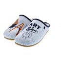 Pantuflas Potatoes zapatos Hombre modelo Torva Gris 